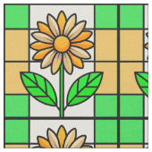 Blume aus Hartglas Stoff (Nahaufnahme)