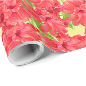 Blume aus hawaiianischem Hibiskus auf dem Gelben U Geschenkpapier (Rolleneckpunkt)