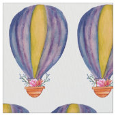 Blume aus Heißluftballon Stoff (Nahaufnahme)