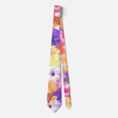 Blume aus Hibiskus aus Hartglas, Krawatte (Vorderseite)