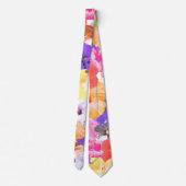 Blume aus Hibiskus aus Hartglas, Krawatte (Rückseite)