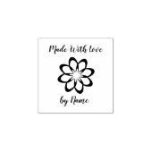 Blume aus Liebe Gummistempel (Prägung)