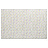 Blume aus lila Gelbflormuster Stoff (Fat Quarter (45,7 x 55,9 cm))