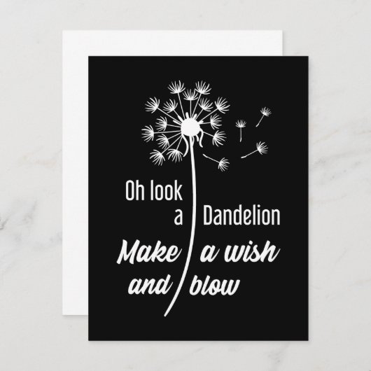 Blume aus Löwenzahn (Vorne/Hinten)