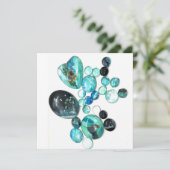 Blume aus Meerglas und Bänder (Stehend Vorderseite)