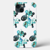 Blume aus Meerglas und Bänder Case-Mate iPhone Hülle (Rückseite)