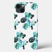Blume aus Meerglas und Bänder Case-Mate iPhone Hülle (Rückseite)