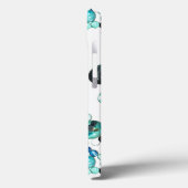 Blume aus Meerglas und Bänder Case-Mate iPhone Hülle (Rückseite / Links)