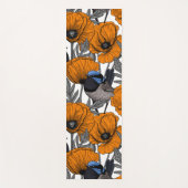Blume aus Mehl und Orangenmohn 2 Yogamatte (Vorderseite)