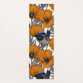Blume aus Mehl und Orangenmohn 2 Yogamatte (Rückseite)