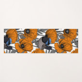 Blume aus Mehl und Orangenmohn 2 Yogamatte (Vorderseite (Horizontal))