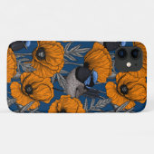Blume aus Mehlwein und Orangenmohn Case-Mate iPhone Hülle (Rückseite (Horizontal))