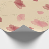 Blume aus Mohngewässer Geschenkpapier (Ecke)