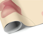 Blume aus Mohngewässer Geschenkpapier (Rolleneckpunkt)