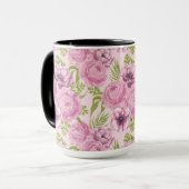 Blume aus Peony und Anemone Tasse (Vorderseite Links)