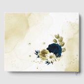 Blume aus phantastischem Elfenbeingold Gästebuch (Rückseite)