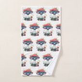 Blume aus Pilzen Badhandtuch Set (Handtuch)