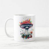 Blume aus Pilzen Kaffeetasse (Links)