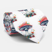 Blume aus Pilzen Krawatte (Gerollt)