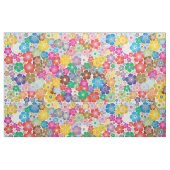 Blume aus Regenbogen blüht auf Stoff (Fat Quarter (45,7 x 55,9 cm))