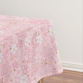 Blume aus rosa Papier Tischdecke (Beispiel)