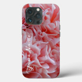 Blume aus rosa Samt Case-Mate iPhone Hülle (Rückseite)