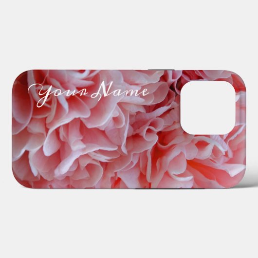 Blume aus rosa Samt Case-Mate iPhone Hülle (Rückseite (Horizontal))