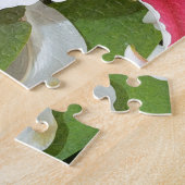 Blume aus rosa Sterngazer Puzzle (Seite)