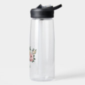 Blume aus Rosa und Champagner Trinkflasche (Links)