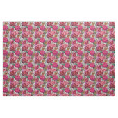 Blume aus Rot-Rosa-Peonys und Hydrangea Stoff (Yard (91,4 cm))