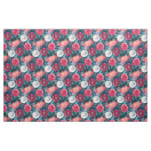 Blume aus Rot, Rosa und Weiß Stoff (Yard (91,4 cm))