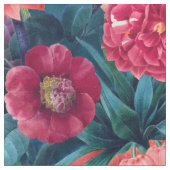 Blume aus Rot, Rosa und Weiß Stoff (Nahaufnahme)