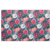 Blume aus Rot, Rosa und Weiß Stoff (Fat Quarter (45,7 x 55,9 cm))