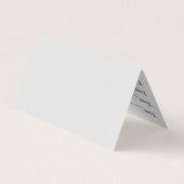 Blume aus schwarz-weißer Lilie für Floristen Visitenkarten (Rückseite)