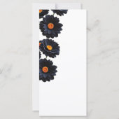 Blume aus schwarzem Samt (Rückseite)