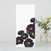 Blume aus schwarzem Samt (Stehend Vorderseite)