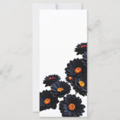 Blume aus schwarzem Samt (Vorderseite)