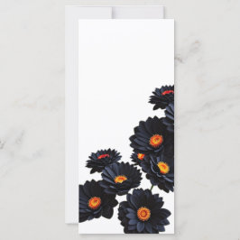 Blume aus schwarzem Samt