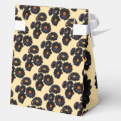 Blume aus schwarzem Samt Gefälligkeitsbox Geschenkschachtel (Rückseite)