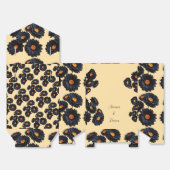 Blume aus schwarzem Samt Gefälligkeitsbox Geschenkschachtel (Ungefaltet)