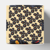 Blume aus schwarzem Samt Geschenkschachtel (Oben)