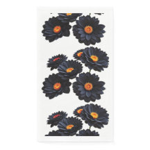 Blume aus schwarzem Samt