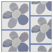 Blume aus Spinnstoffen - DIY Stoff (Muster)