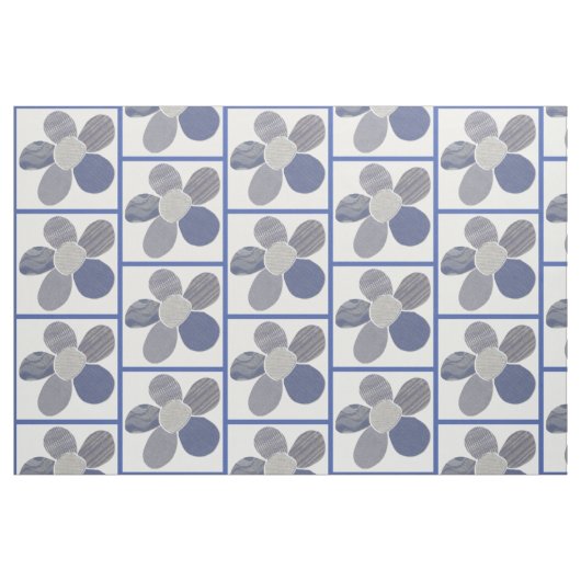 Blume aus Spinnstoffen - DIY Stoff (Fat Quarter (45,7 x 55,9 cm))