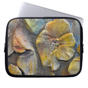 Blume aus Stein Laptopschutzhülle