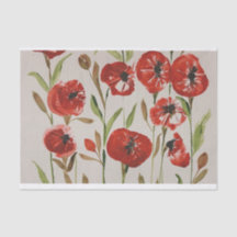 Blume aus Tissue Paper Poppe