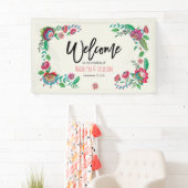 Blume aus türkis und orange banner (Insitu)