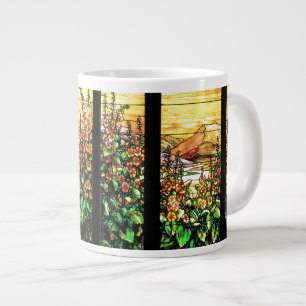Blume aus verkettetem Glas, Jumbo-Tasse
