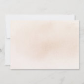 Blume aus weichem Pastell und Pampas Grass Babydus Einladung (Rückseite)