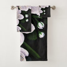 Blume aus weißem Kirschholz